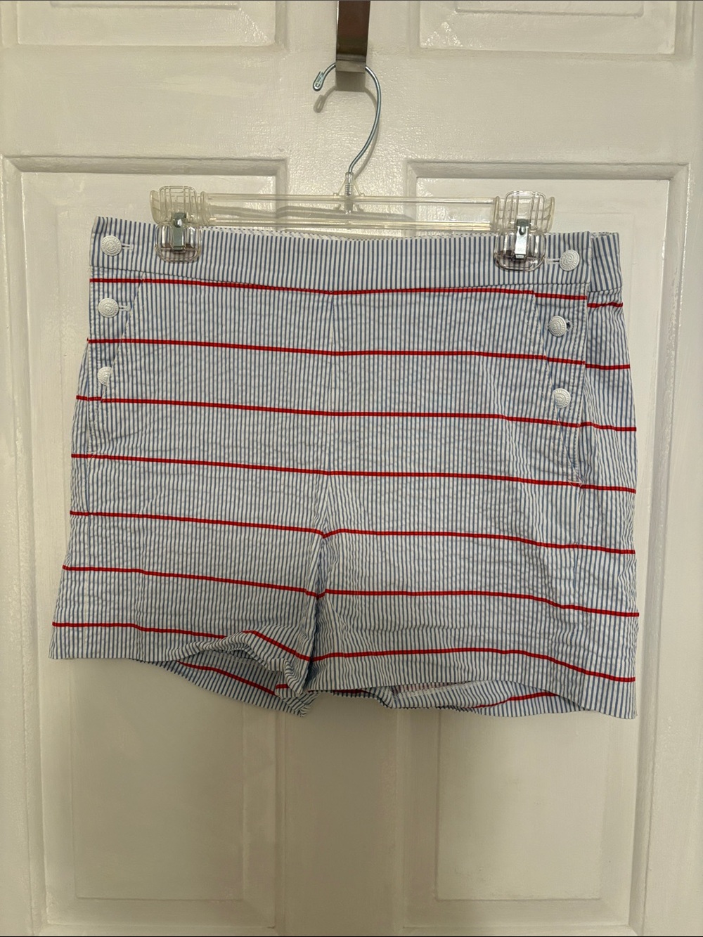 Brooks Brothers Seersucker Shorts Red White & Blue